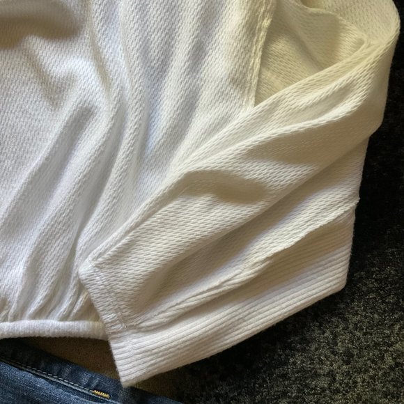 FREE PEOPLE Cuddle Bubble Mixed Knit Top - Picture 5 of 12